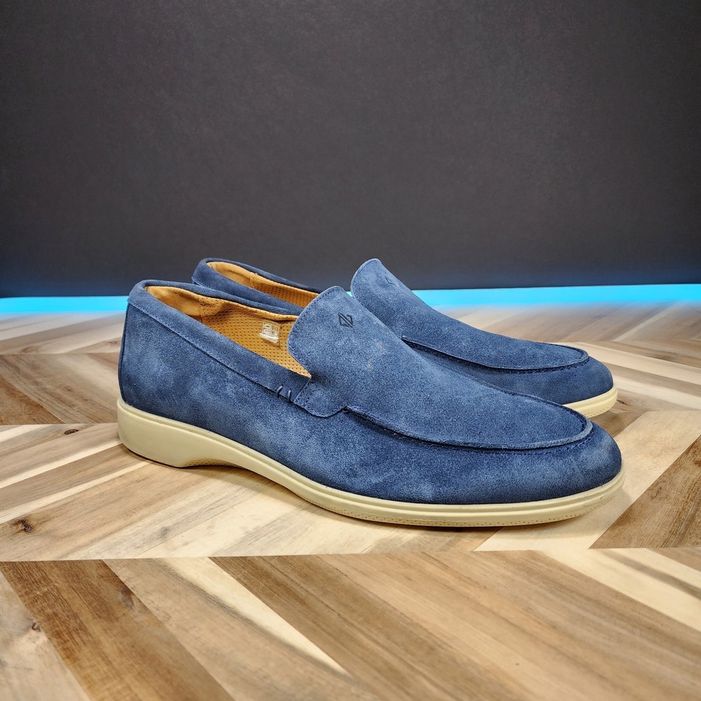 Amberjack The Loafer Made in Portugal Colbalt Blue Slip On Comfort Shoes Mens 13